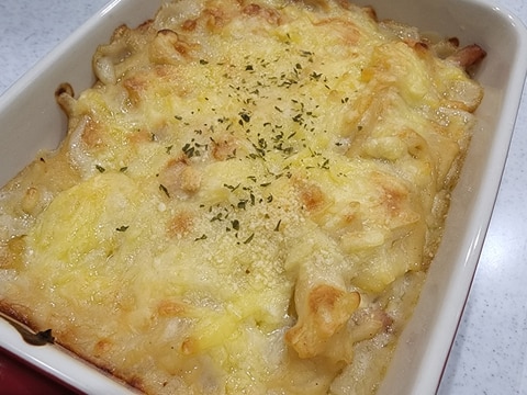 簡単豆乳マカロニグラタン